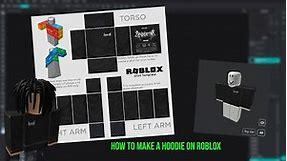 HOW TO MAKE A ZIP UP HOODIE ON ROBLOX (2023)