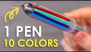 10 PENS IN ONE - The Ultimate Ballpoint Pen?!