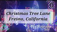 Christmas Tree Lane, Fresno, California.