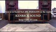 [Old Vid] HOW TO RE-BUILD THE BEST JBL PARAGON (D44000) IN THE WORLD by KENRICK ケンリック製パラゴンの仕上方法 2012