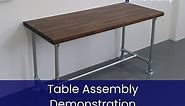 Tube Clamp / Key Clamp Table Assembly Demonstration