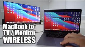 How to Connect MacBook Air/Pro to TV or Monitor WIRELESSLY