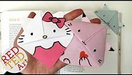 Easy Cat Bookmark (Hello Kitty, Kawaii Kitten, Kitten, Paper Crafts) #ReadAlong