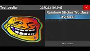 How to find Rainbow Sticker Trollface - Find The Trollfaces!