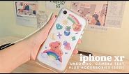 iphone xr unboxing in 2021 + accessories (aesthetic + asmr) 🧸🌸