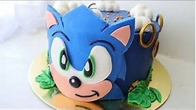 Freestyled Sonic The Hedgehog Cake | Quick Design | Requested