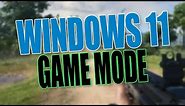 How To Enable & Disable Game Mode In Windows 11