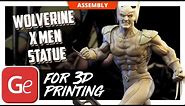 Wolverine X-Men 3D Printing Figurine | Assembly