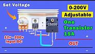 Simple Adjustable DC voltage power supply, Voltage regulator DIY