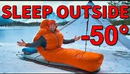 How to Sleep Warm Outdoors in EXTREME COLD // Winter Camping Sleep System