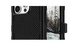 Pelican Shield Series - iPhone 15 Pro Max Case 6.7" [Compatible with MagSafe] [21ft Military Grade Drop Protection] Magnetic Charging Phone Case Cover with Belt Clip Holster Kickstand - Black