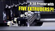 This 3D Printer has 5 print heads!