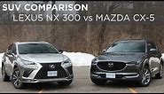 Lexus NX300 vs Mazda CX-5 | SUV Comparison | Driving.ca