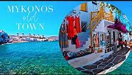 [4K] Mykonos Old Town Full Walking Tour inc. Windmills & Little Venice