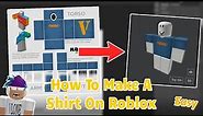 How To Make A Easy Simple Shirt On Roblox *Updated