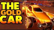 How To Make The GOLDEN Car In Rocket League...
