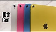 iPad 10 in All Colors: Yellow, Pink, Blue & Silver Comparison!