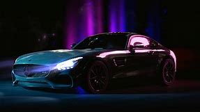 Neon Mercedes AMG GT S Live Wallpaper - MoeWalls