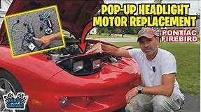 How To Replace A Pop-Up Headlight Motor - Pontiac Firebird (Andy’s Garage: Episode - 358)