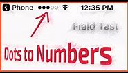 Change iPhone Signal Bar to Numbers - (Easy Method! )