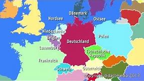Europa im Überblick - der Westen - Deutschland - viele Nachbarn, große Städte
