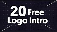 20 Free Simple Logo Intro for Adobe Premiere Pro Template