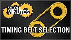 TIMING BELTS & PULLEYS PT. 1: BELT SELECTION | MECH MINUTES | MISUMI USA