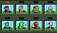 Super Mario Kart - All Characters