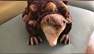 ELAINREN Lifelike Snapping Turtle Large Plush Pillow Super Realistic Alligator Turtle Stuffed Animals Toy, Simulated Snapping Turtle Figure Party Favors Toys,23.6''