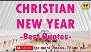 TOP 25 CHRISTIAN NEW YEAR QUOTES - Best Happy New Year Quotes