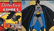 Detective Comics 27, The First Bat-Man Story by Bill Finger and His Drawer, Rob't Kane.