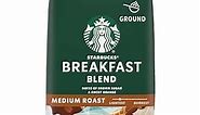 Starbucks Ground Coffee—Medium Roast Coffee—Breakfast Blend—100% Arabica—1 bag (28 oz)