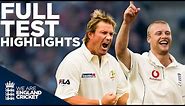 England Win By 2 Runs In An All Time Classic | England v Australia Full Test HIGHLIGHTS - 2005 Ashes