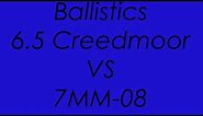 6.5 Creedmoor VS 7MM-08 - Ballistics Compared