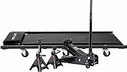 Pro-Lift G-4630JSCB 3 Ton Heavy Duty Floor Jack/Jack Stands and Creeper Combo - Great for Service Garage Home Uses - Black