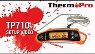 TP710 Instant Read 2-in-1 Meat Thermometer Setup Video