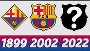 The Evolution of FC Barcelona Logo | All FC Barcelona Football Emblems in History