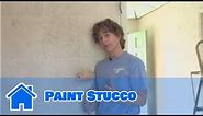 Interior Painting Ideas : How to Paint Stucco