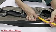 Waist Tool Apron Canvas Tool Pouch Belt Tool Bag for Window Tint Tool,Vinyl Wrap Tools,Gardening Tools Technician Tool and Electrician’s Tool