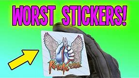 Top 10 Worst Stickers Ever Made In CS:GO