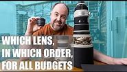 The BEST LENSES you should BUY FIRST for Sports Photography