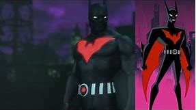 Batman Arkham City Skin Batman Beyond Animated Suit And Sky