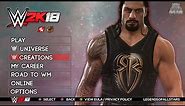 WWE 2K18 MAIN MENU & GAME MODES | PS3/XB360 | Concept/Notion