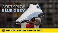 First Jordan 13 of 2024! Air Jordan 13 'Blue Grey' In Depth Review and On Feet.