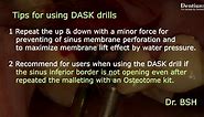 Hydraulic sinus lift technique using DASK & Dentium sinus kit