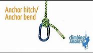 Anchor hitch or Anchor bend | Knot tying for Arborists