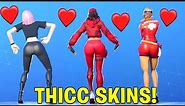 Top 25 Best Thicc Dances & Emotes in Fortnite! (Thicc Fortnite Skins)