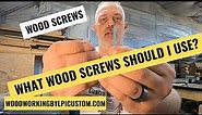 What Kind Of Wood Screws Should I Use? [Woodworking For Beginners ] Basics