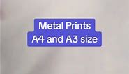 Metal Print of the day! A4 and A3 size🌺😊💌🌈 #metalprint #walldecor #metalart #metalposter #poster #paintingart #framelessplate #wallart #printing #pod #printondemand #personalizedgifts #customizedgifts