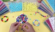 180Pcs Silicone Lentil Beads, FIVEIZERO 12mm Silicone Abacus Beads Loose Spacer Jewelry Beads Colorful DIY Lanyard Beads for Making Necklace Keychain Accessories